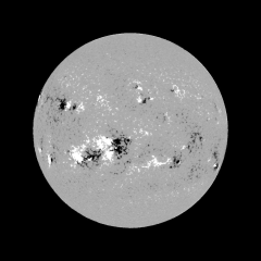 Image of Sun's magnetic field