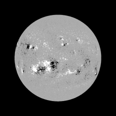 Image of Sun's magnetic field