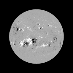 Image of Sun's magnetic field