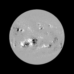 Image of Sun's magnetic field