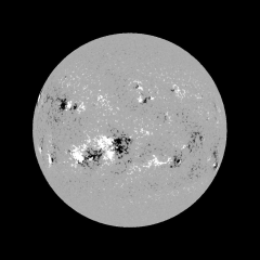 Image of Sun's magnetic field