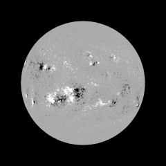 Image of Sun's magnetic field