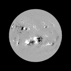 Image of Sun's magnetic field