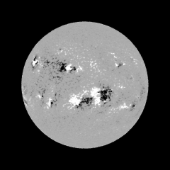 Image of Sun's magnetic field