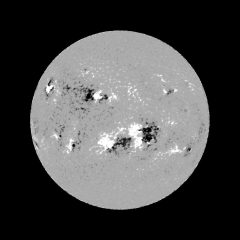 Image of Sun's magnetic field