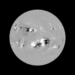 Image of Sun's magnetic field