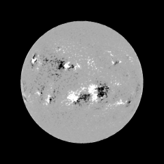 Image of Sun's magnetic field