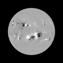 Image of Sun's magnetic field