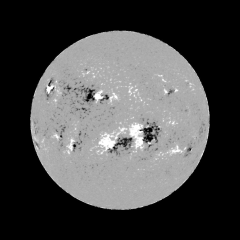 Image of Sun's magnetic field