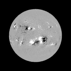 Image of Sun's magnetic field