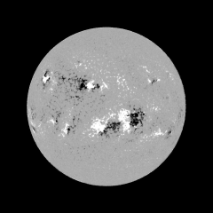 Image of Sun's magnetic field