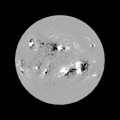 Image of Sun's magnetic field