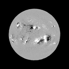 Image of Sun's magnetic field