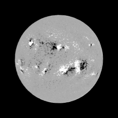 Image of Sun's magnetic field