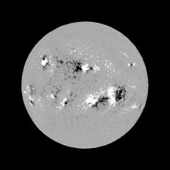 Image of Sun's magnetic field