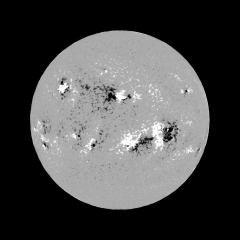 Image of Sun's magnetic field