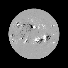 Image of Sun's magnetic field