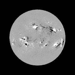 Image of Sun's magnetic field