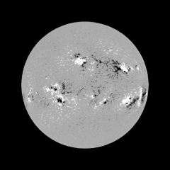 Image of Sun's magnetic field