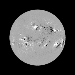 Image of Sun's magnetic field