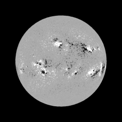 Image of Sun's magnetic field