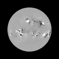 Image of Sun's magnetic field