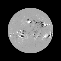 Image of Sun's magnetic field