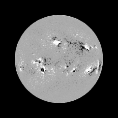 Image of Sun's magnetic field