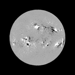 Image of Sun's magnetic field