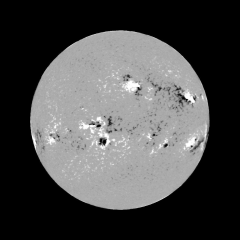 Image of Sun's magnetic field