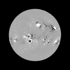 Image of Sun's magnetic field