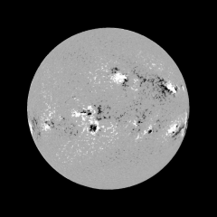 Image of Sun's magnetic field