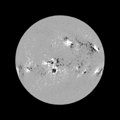 Image of Sun's magnetic field