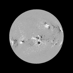 Image of Sun's magnetic field