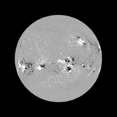 Image of Sun's magnetic field