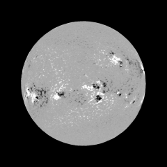 Image of Sun's magnetic field