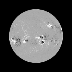 Image of Sun's magnetic field