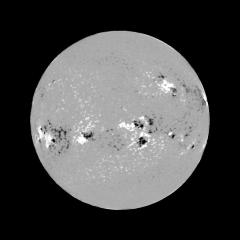 Image of Sun's magnetic field