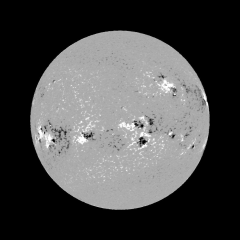 Image of Sun's magnetic field