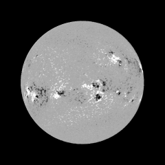 Image of Sun's magnetic field