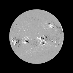 Image of Sun's magnetic field