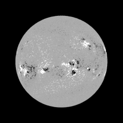 Image of Sun's magnetic field