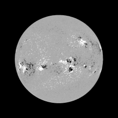 Image of Sun's magnetic field