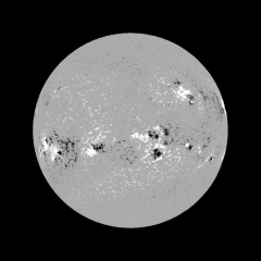 Image of Sun's magnetic field