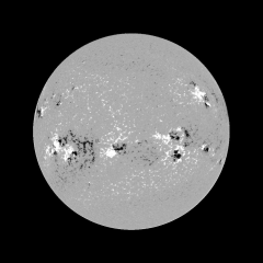 Image of Sun's magnetic field