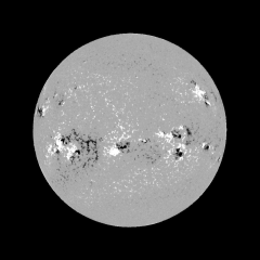 Image of Sun's magnetic field