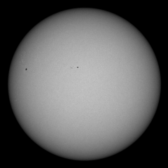 Image of Sun's photosphere