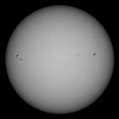 Image of Sun's photosphere