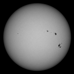 Image of Sun's photosphere