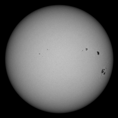 Image of Sun's photosphere